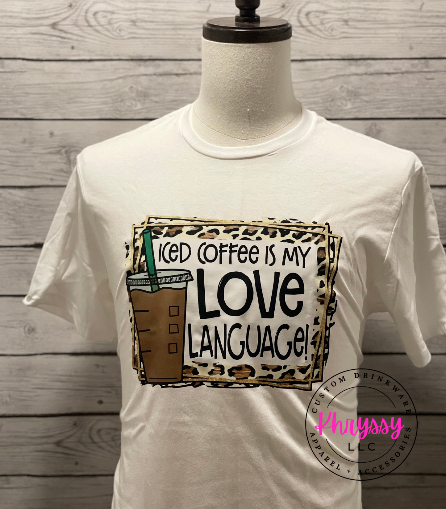 READY TO SHIP: Iced Coffee Is My Love Language Unisex Shirt