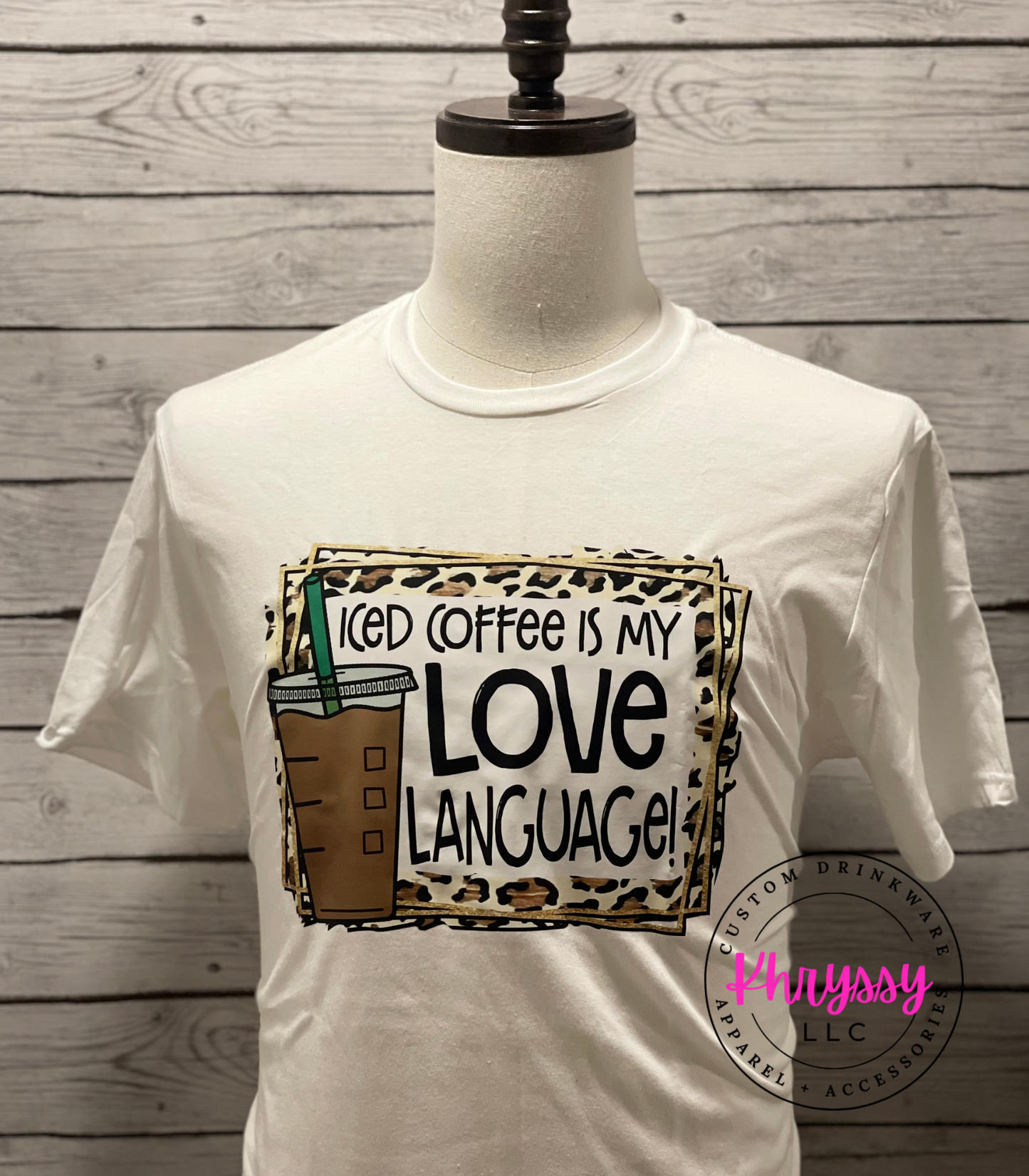 READY TO SHIP: Iced Coffee Is My Love Language Unisex Shirt