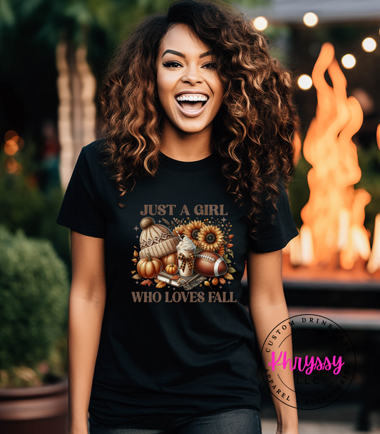 Just a Girl Who Loves Fall Unisex shirt