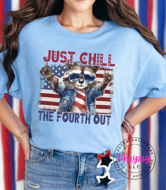 Patriotic Raccoon Celebration Unisex Shirt