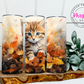 Whiskers & Autumn Bliss 20oz Tumbler with Straw