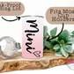 Mama & Mini Pink Swirl Custom Tumbler Set