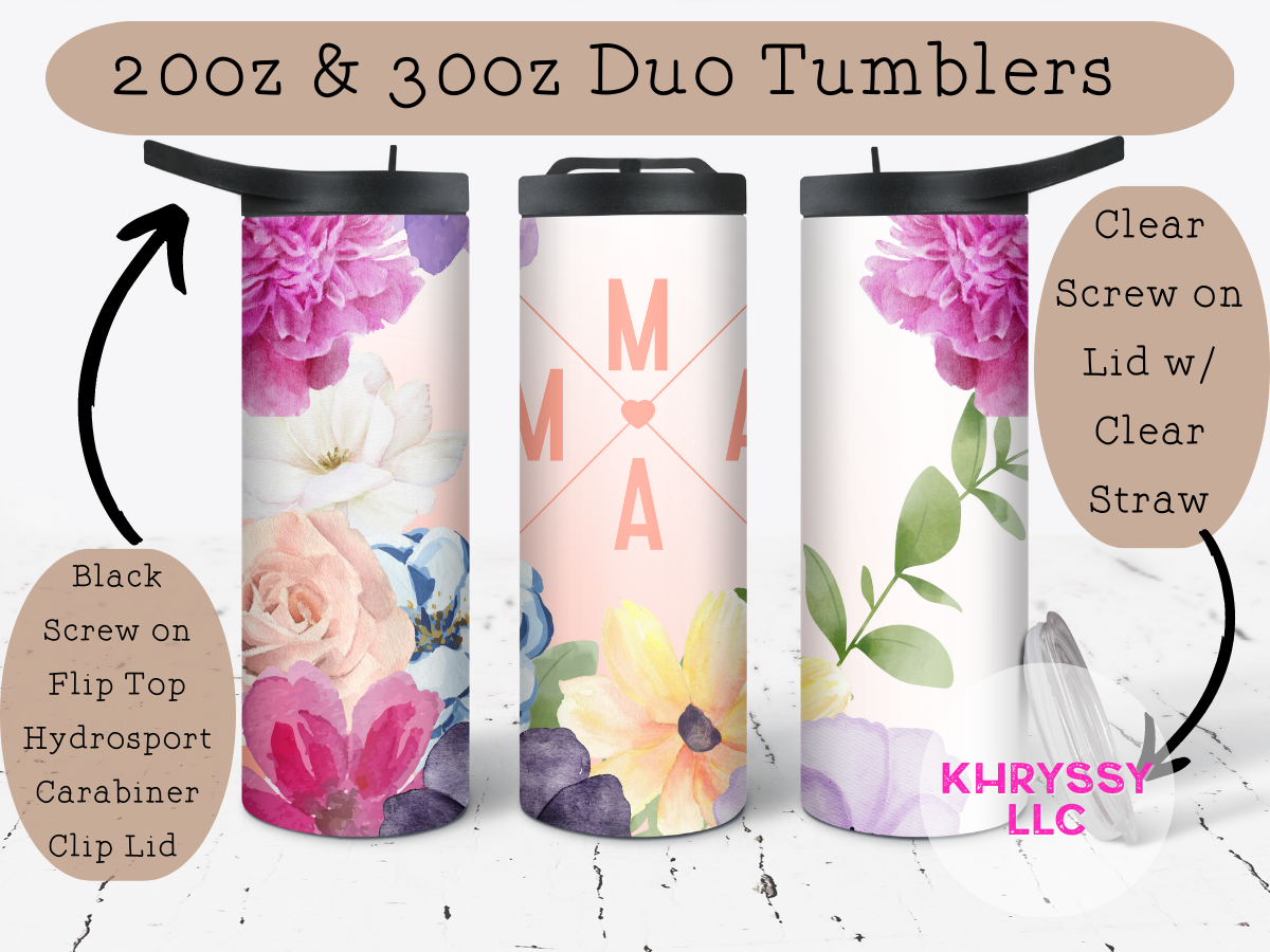 Mama & Blossoms Custom Tumbler