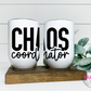 12oz Wine Tumbler Chaos Coordinator Teacher Gift Set