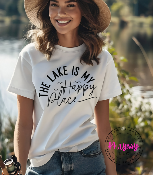 The Lake is my Happy Place Unisex Shirt