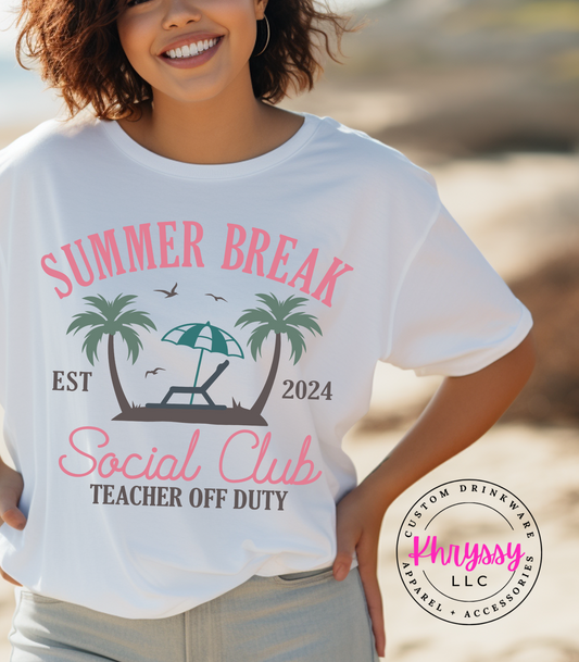 Summer Break Teacher Social Club