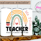 Personalized Teach Love Inspire Teacher 20oz Tumbler