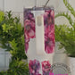 READY TO SHIP Spring Tranquility: 40oz Hummingbird and Floral Tumbler