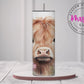 Majestic Beauty 20oz Highland Cow Tumbler with Straw
