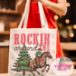 Rockin Around The Christmas Tree Tote Bag