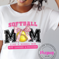 Coquette Softball Mom: Like a Normal Mom But Louder and Prouder Unisex Shirt