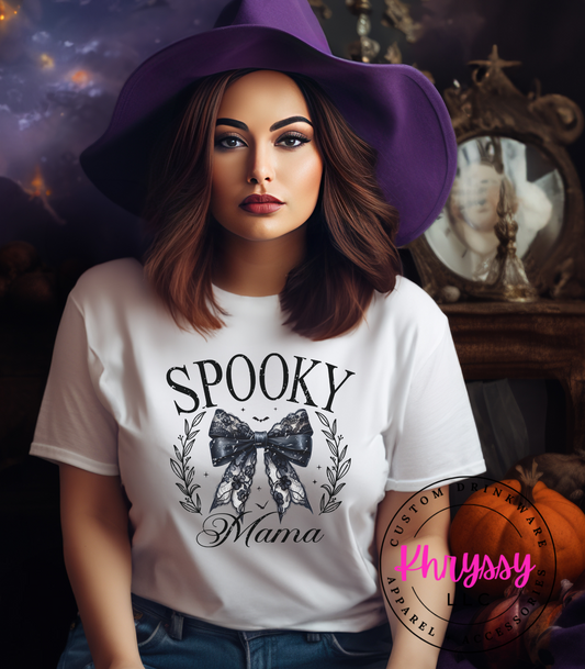 Spooky Mama Coquette Unisex Shirt