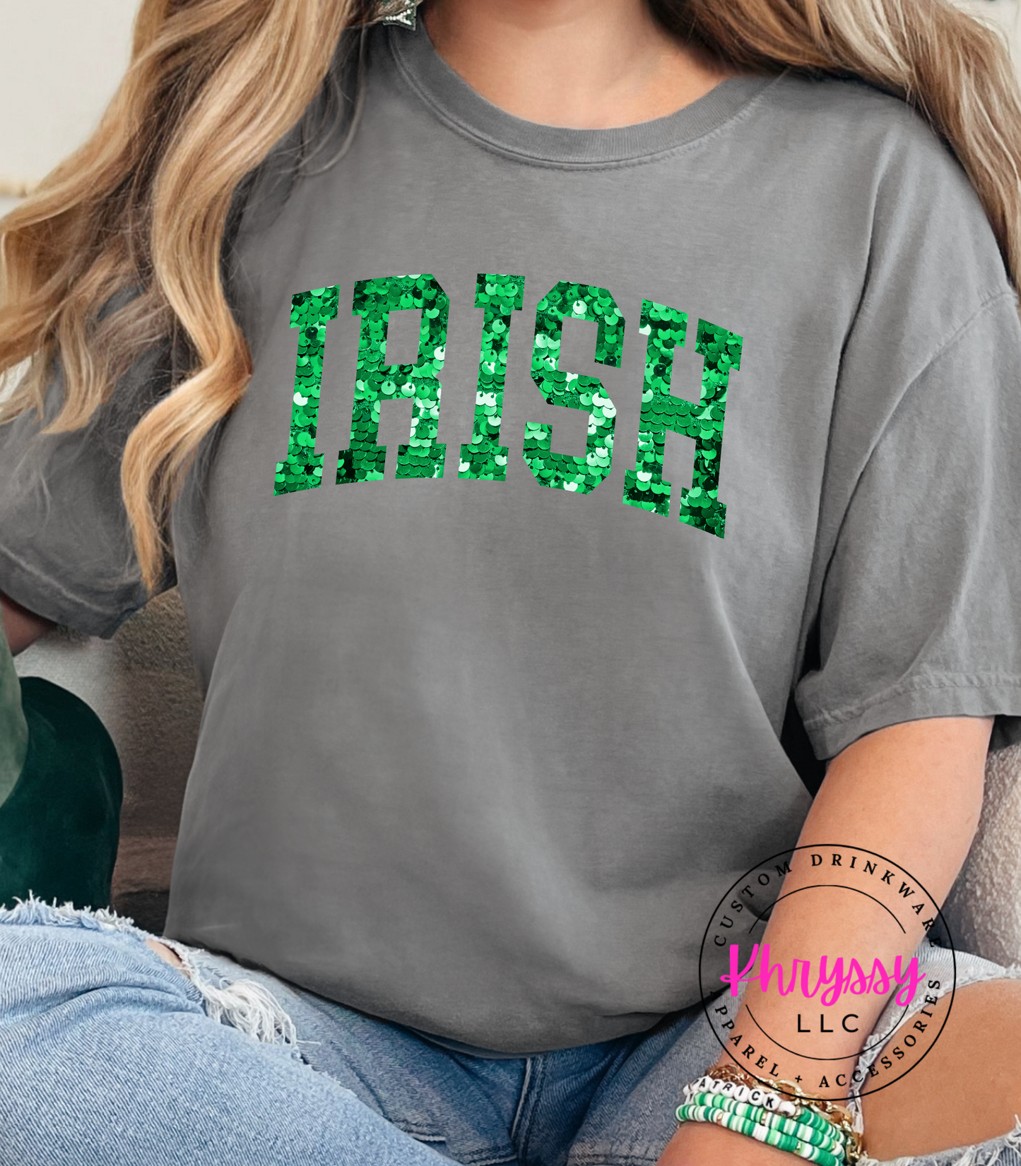 Irish Faux Sequence Unisex Shirt