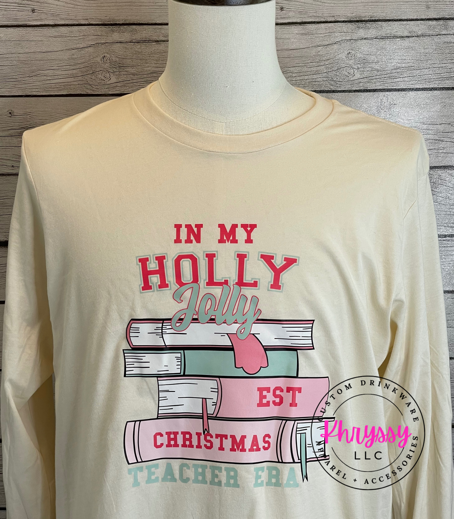 READY TO SHIP: In My Holly Jolly Teacher Era Shirt