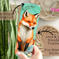 Whimsical Fox 20oz Tumbler with Straw