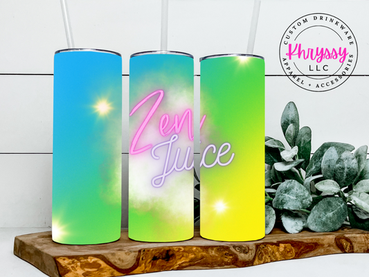 Zen Juice Custom 20oz Tumbler with Straw