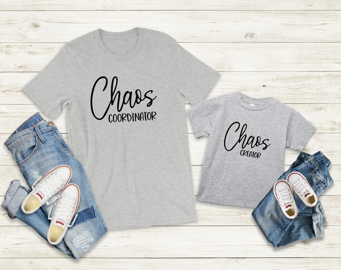 Mommy and Mini Chaos Tee Set